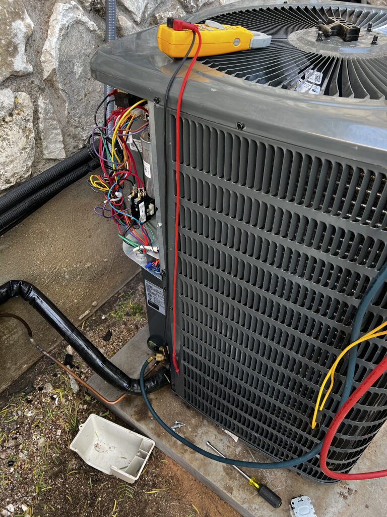 After hours repair on a air conditioning system.