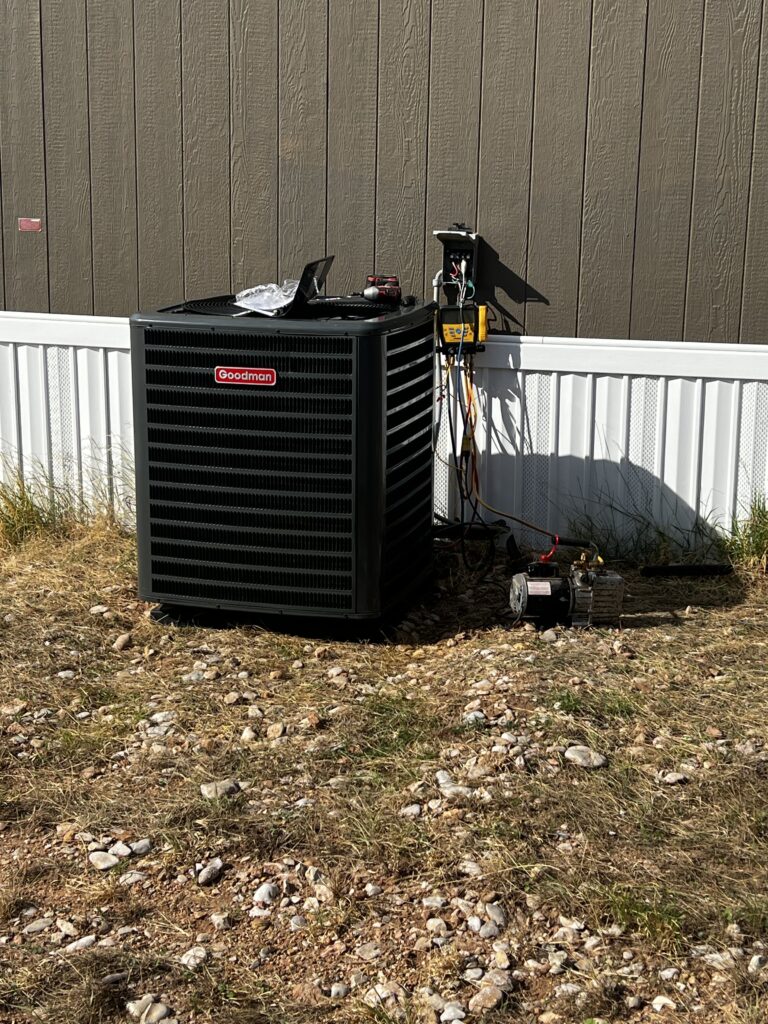 new air conditioning installation in San Angelo