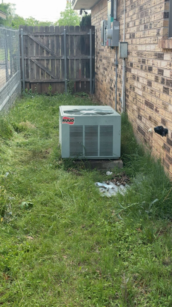Old Rheem condenser that was just serviced.